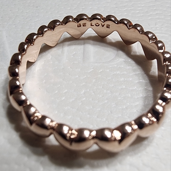 Pandora Row of Hearts Ring size 60 - Picture 5 of 10